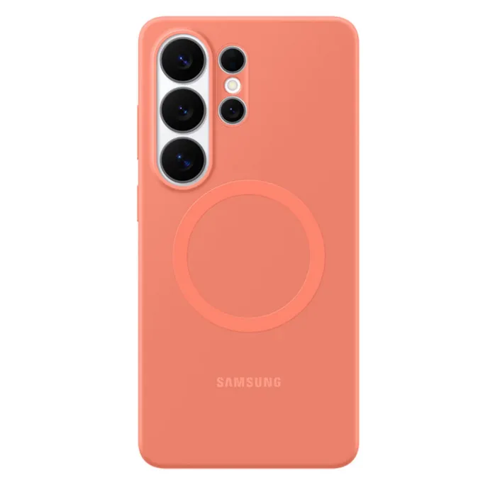 Samsung EF-ES948 Silicone Magnet Case für Galaxy S26 Ultra Coralred