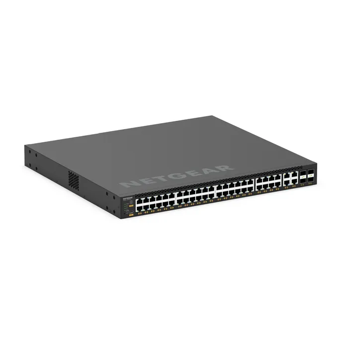 NETGEAR M4350-44M4X4V (MSM4352)-44x2.5G, 4x10G/Multi-gig PoE++ (194W base, up to 3,314W) and 4xSFP28 25G Managed Switch