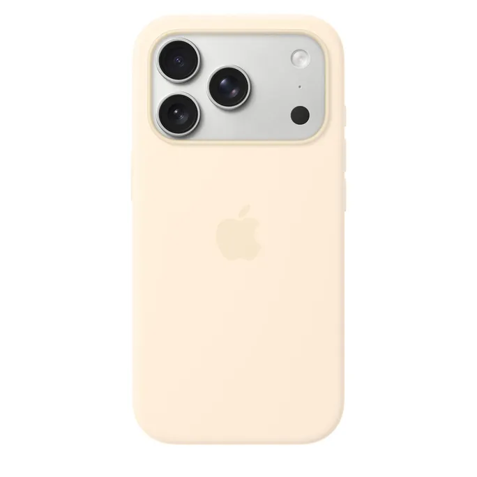 Apple Silicone Case mit MagSafe für iPhone 17 Pro Vanille