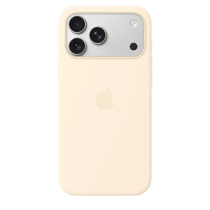 Apple Silicone Case mit MagSafe für iPhone 17 Pro Max Vanille