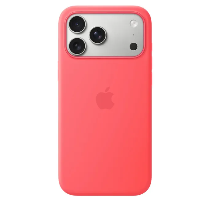 Apple Silicone Case mit MagSafe für iPhone 17 Pro Max Guavepink