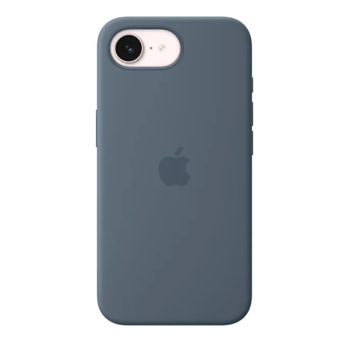 Apple Silicone Case mit MagSafe für iPhone 17e Maritimblau
