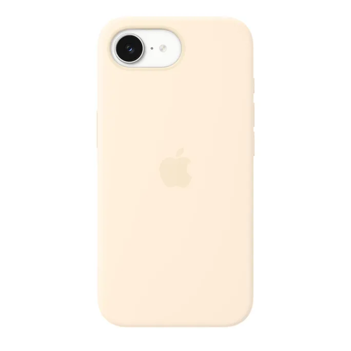 Apple Silicone Case mit MagSafe für iPhone 17e Vanille