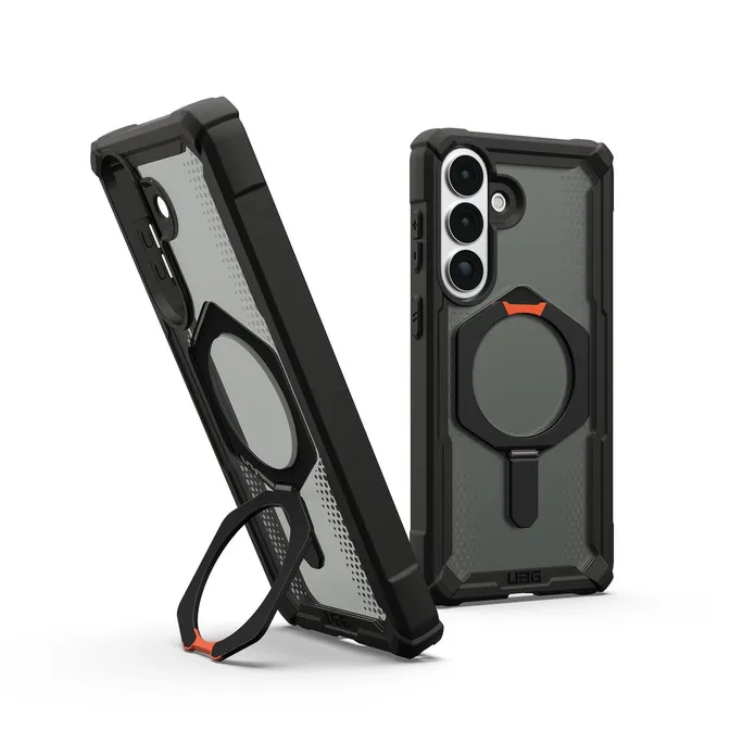 UAG Urban Armor Gear Plasma XTE Kickstand Case mit Magnet-Modul für Samsung Galaxy S26 schwarz/orange
