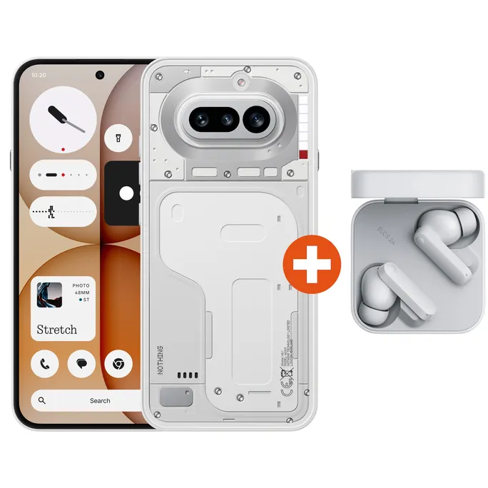 Nothing Phone (4a) 12/256GB Dual-SIM weiß Android 16 Smartphone inkl. CMF Buds 2a