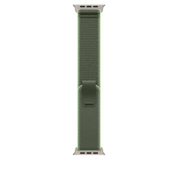 Apple 49 mm Trail Loop Green/ Neon - M/L - Titan Natur