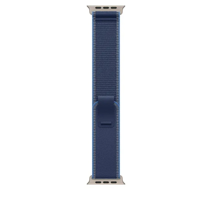 Apple 49 mm Trail Loop Blue/ Bright Blue - S/M - Titan Natur