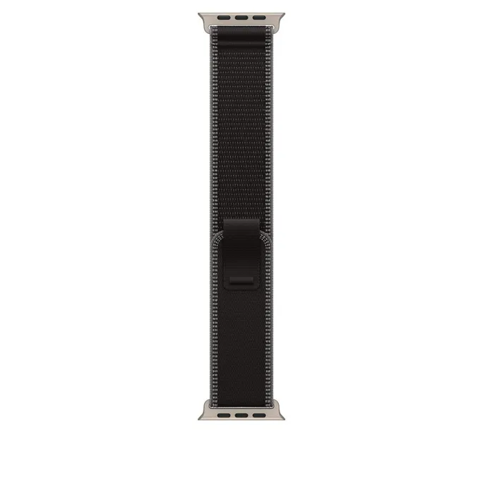 Apple 49 mm Trail Loop Black/ Charcoal - M/L - Titan Natur