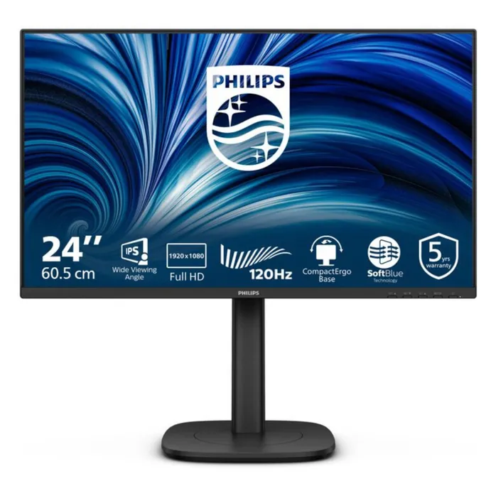 Philips 24B2N3200J 23.8 Zoll Full HD IPS Office Monitor 16:9 120 Hz DP/HDMI/VGA/USB-C