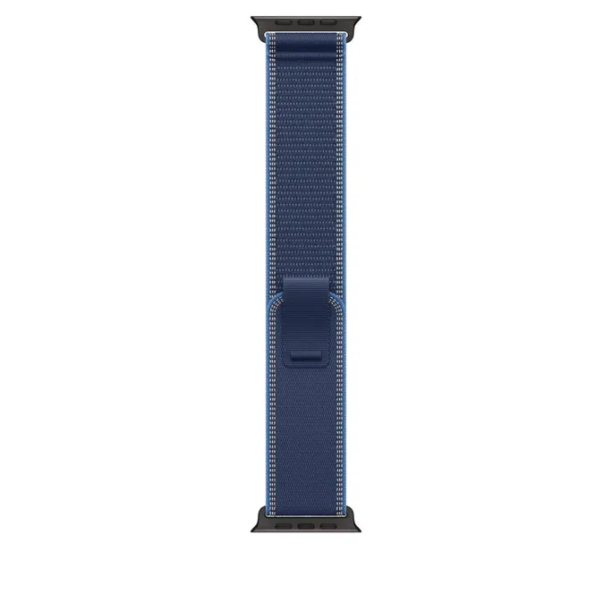 Apple 49 mm Trail Loop Blue/ Bright Blue - S/M - Titan Schwarz
