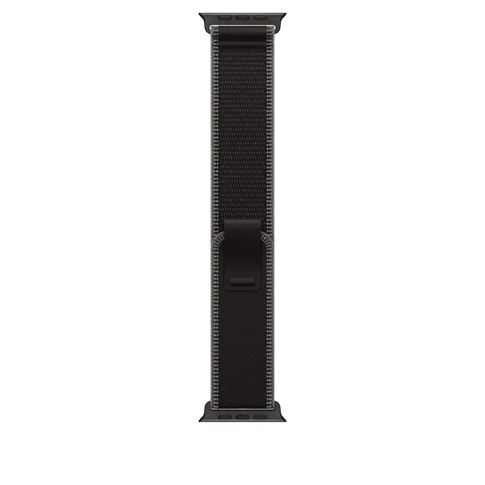 Apple 49 mm Trail Loop Black/ Charcoal - S/M - Titan Schwarz