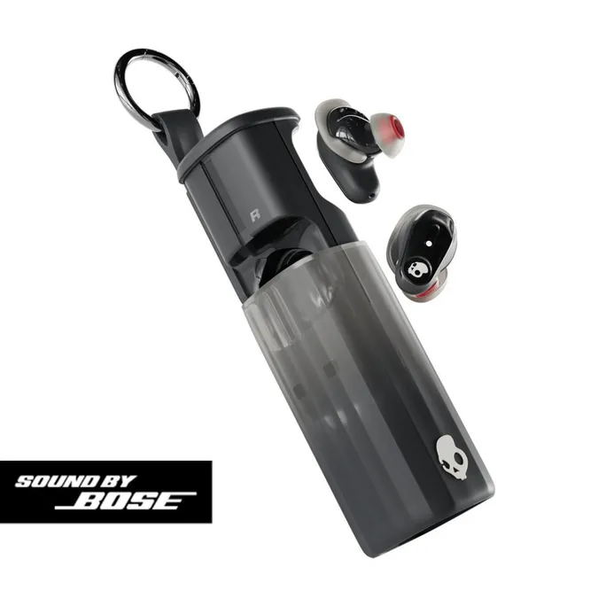 Skullcandy Method 360 ANC True Wireless drahtlose Kopfhörer, schwarz Bluetooth In-Ear, Sound By Bose
