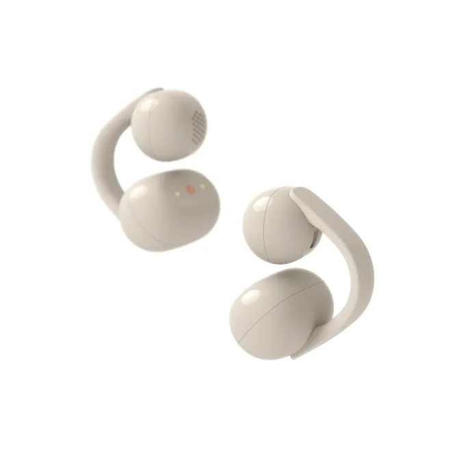 Sony Link Buds Clip Kabellose Open-Ear-Kopfhörer Greige
