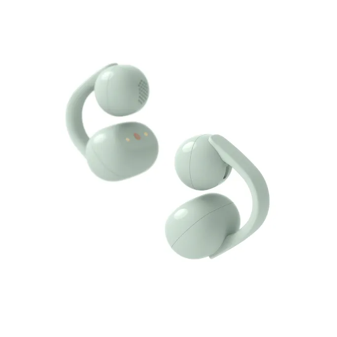 Sony Link Buds Clip Kabellose Open-Ear-Kopfhörer Grün
