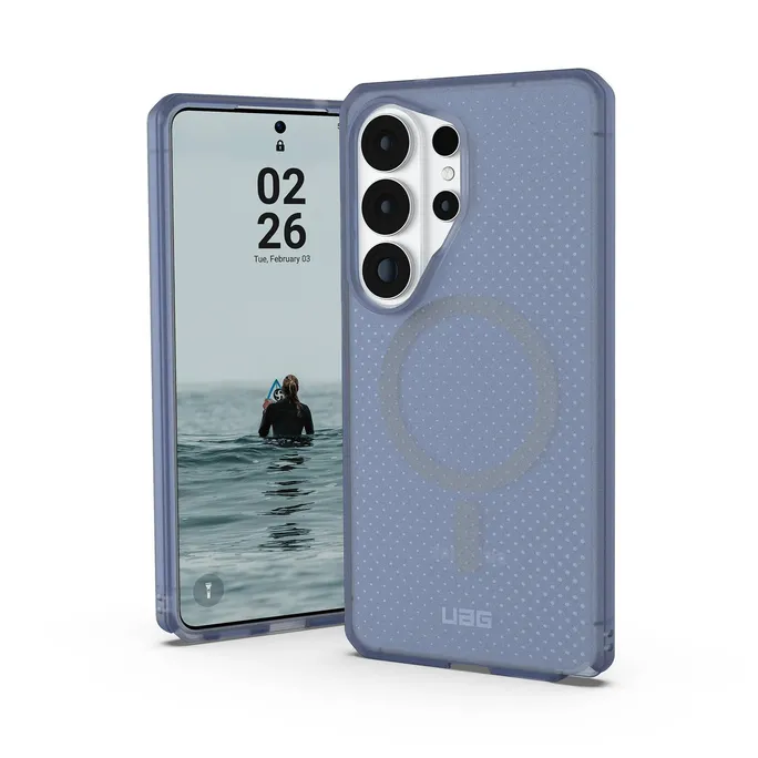 UAG Urban Armor Gear Dot Case mit Magnet-Modul für Samsung Galaxy S26 Ultra cloud blau