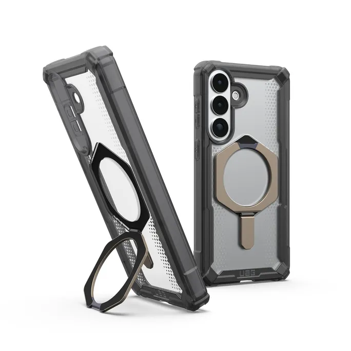 UAG Urban Armor Gear Plasma XTE Kickstand Case mit Magnet-Modul für Samsung Galaxy S26+ ash (grau)/ transparent/titan