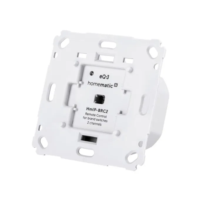 Homematic IP Wandtaster für Markenschalter – 2-fach HmIP-BRC2-2