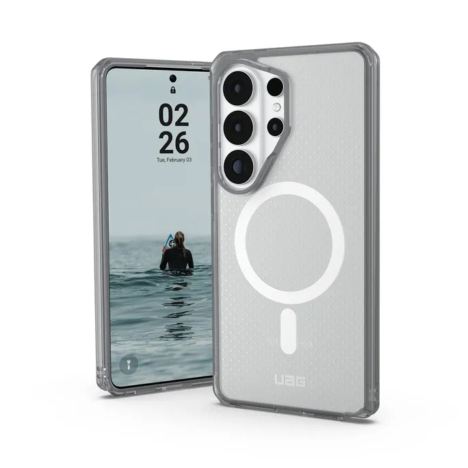 UAG Urban Armor Gear Dot Case mit Magnet-Modul für Samsung Galaxy S26 Ultra true ice (transparent)/ash (grau)