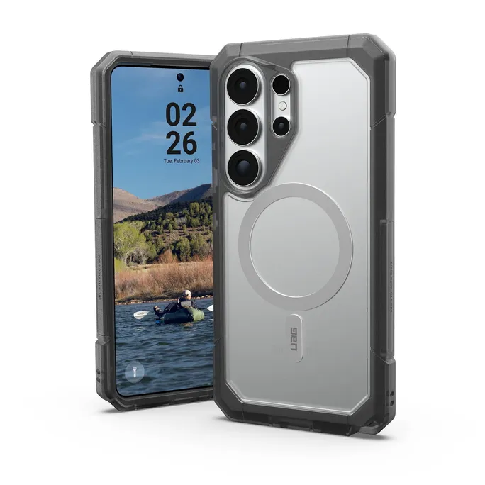 UAG Urban Armor Gear Trooper Case mit Magnet-Modul für Samsung Galaxy S26 Ultra  transparent/ash (grau)