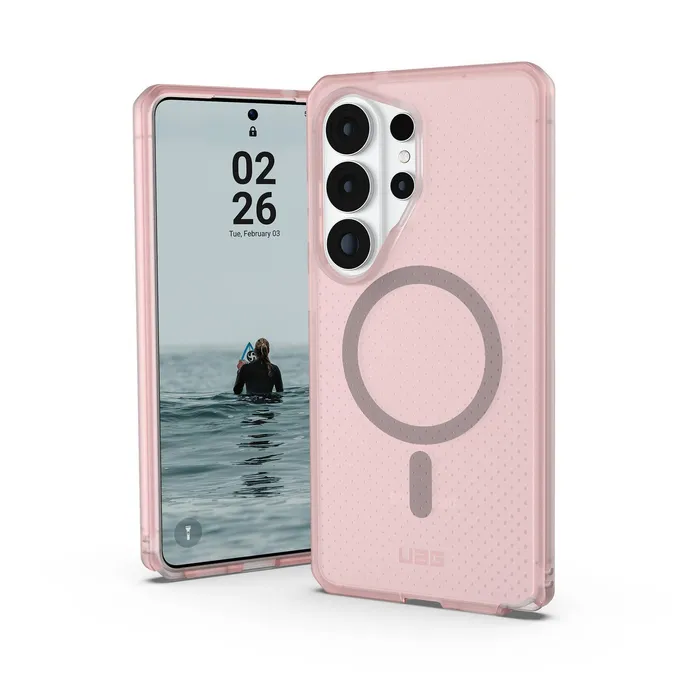 UAG Urban Armor Gear Dot Case mit Magnet-Modul für Samsung Galaxy S26 Ultra rose