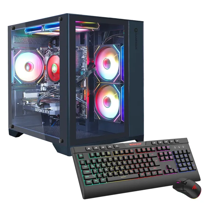 Hyrican GAMEMAX Infinity Mini BK 7999 R7 5700X 16GB 480GB SSD RTX 5060 Win11