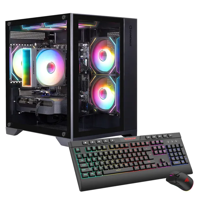 Hyrican GAMEMAX Infinity Mini BK 7997 R5 9600X 16GB DDR5 1TB SSD RX 9070 Win11