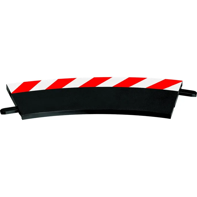 Carrera Digital 124 Außenrandstreifen für Kurve 1/30° (6), Endstücke (2)