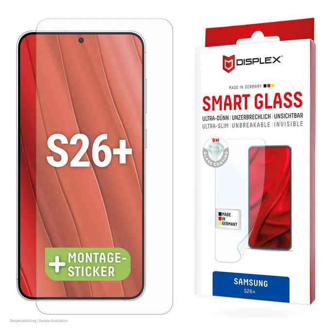 DISPLEX Smart Glass für Samsung Galaxy S26+ transparent