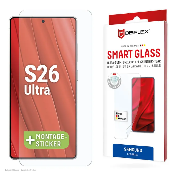 DISPLEX Smart Glass für Samsung Galaxy S26 Ultra transparent