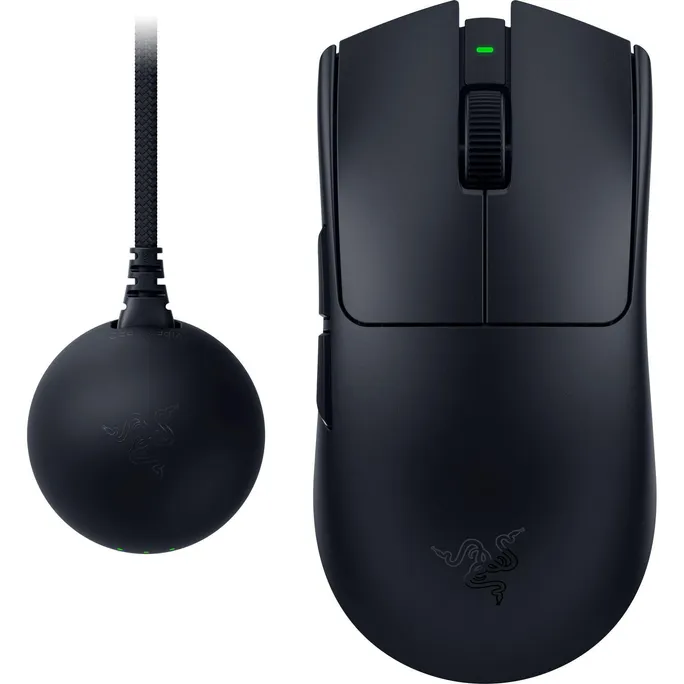RAZER Viper V4 Pro Schwarz Gaming-Maus, kabellos, symmetrisch, Bluetooth, 2.4Ghz Empfänger, 50.000 DPI, 8000 Hz Abtastrate