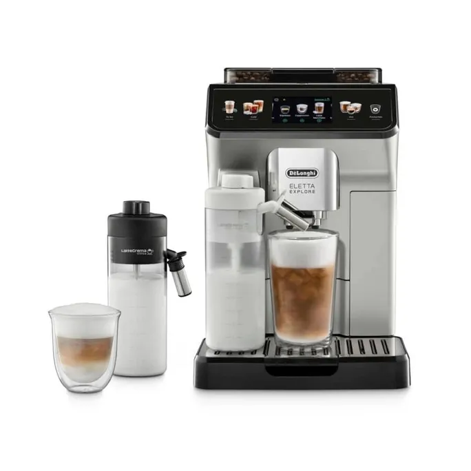 DeLonghi ECAM 450.55.S Eletta Explore Kaffeevollautomat silber/schwarz
