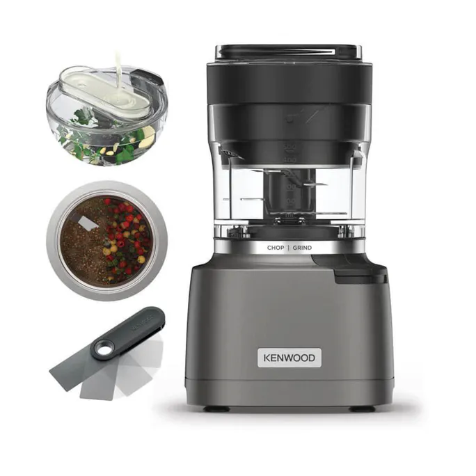 Kenwood Duo Prep 2-in-1 Zerkleinerer/Mühle CHP80.000SI Grau
