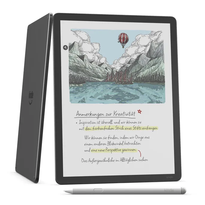 Amazon Kindle Scribe Colorsoft 64GB, Premium-Eingabestift, Graphite