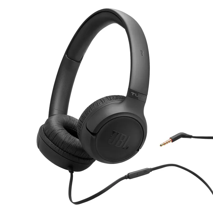 JBL TUNE 530 - kabelgebundener On-Ear-Kopfhörer Mikrofon schwarz