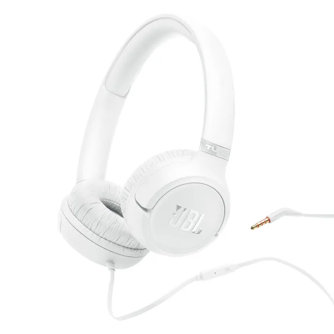 JBL TUNE 530 - kabelgebundener On-Ear-Kopfhörer Mikrofon weiß