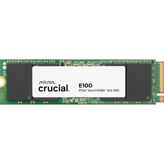 Crucial E100 2TB PCIe Gen4 2280 NVMe M.2 SSD