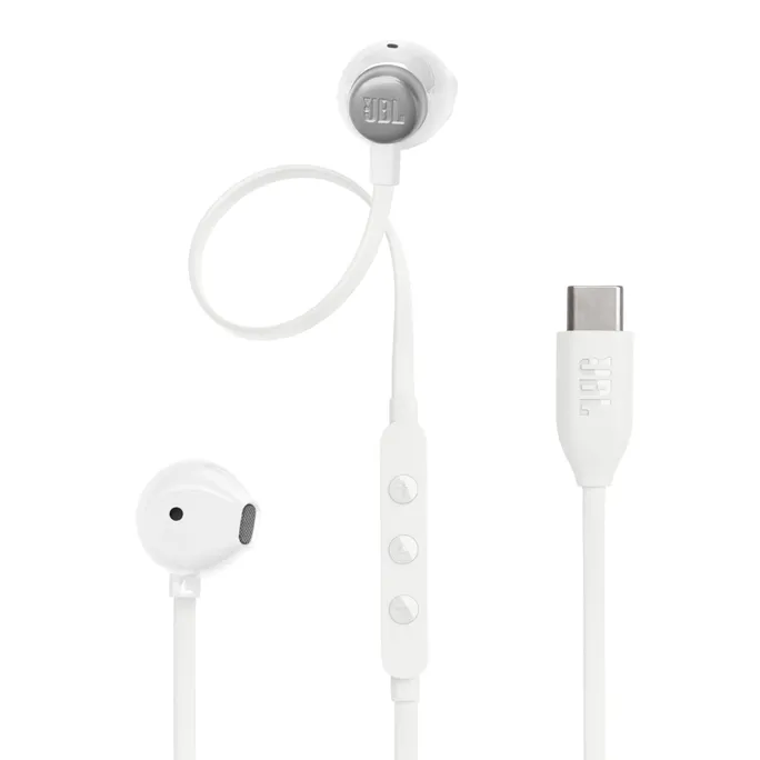 JBL Tune 305C,  In-Ear Wired USB-C Headphone High Resolution, weiß