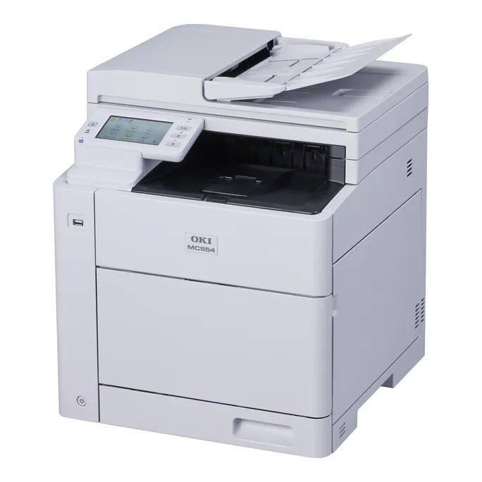 OKI MC554dn Farblaserdrucker Kopierer Scanner Fax USB LAN