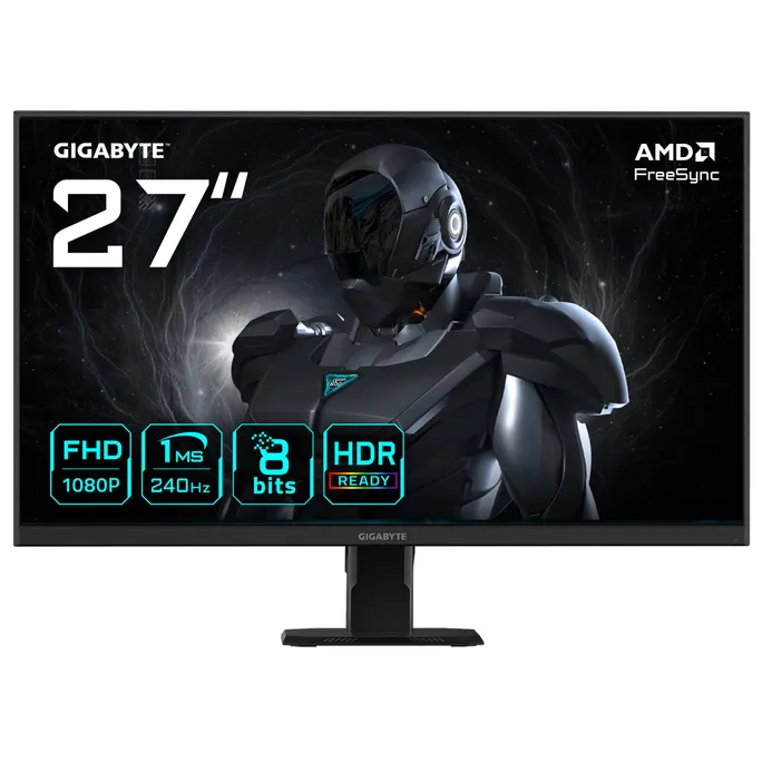 GIGABYTE GS27F2 27 Zoll Full HD IPS Gaming Monitor 240Hz 16:9 DP/HDMI