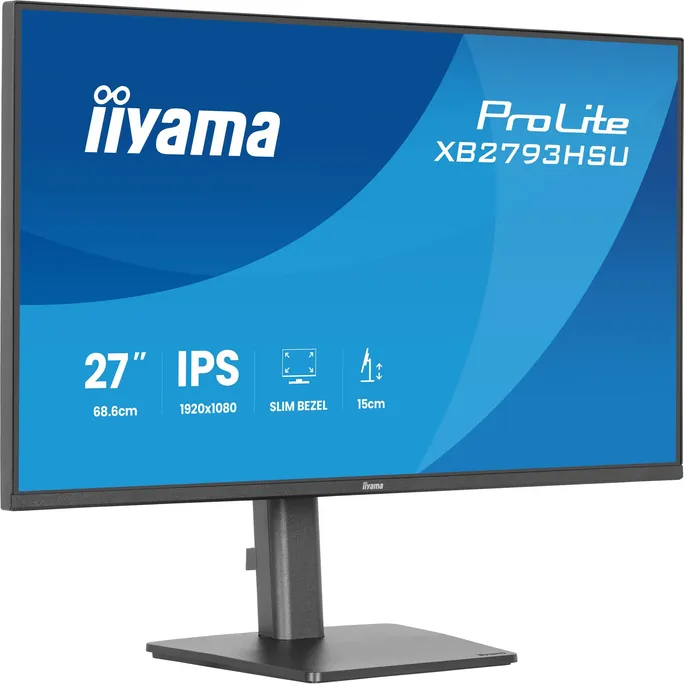 iiyama ProLite XB2793HSU-B1 27 Zoll Full HD IPS Office Monitor 120 Hz 16:9 DP/HDMI/USB