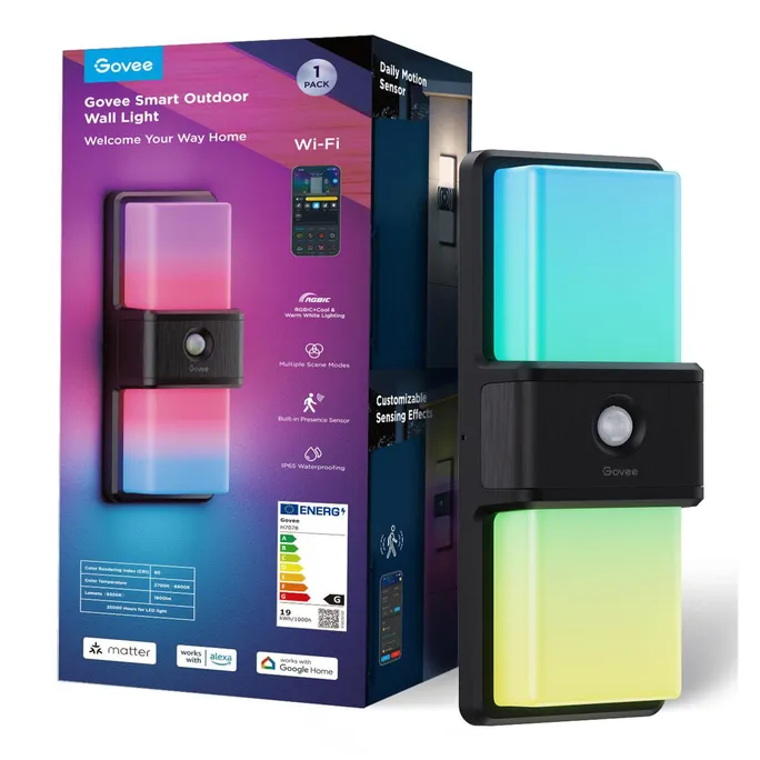 Govee smarte Outdooe Wandleuchte WiFi Bluetooth IP65