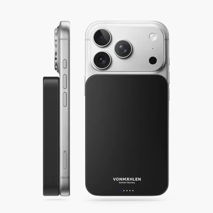 Vonmählen Evergreen Mag Magnetische Powerbank 10.000 mAh Schwarz