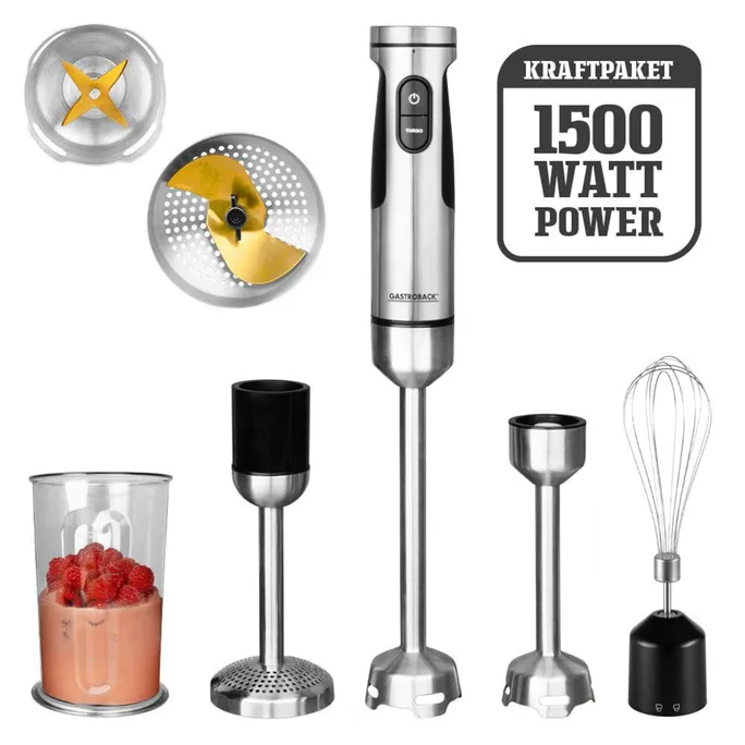 Gastroback 40973 Powermix Stabmixer Professional 1.500W