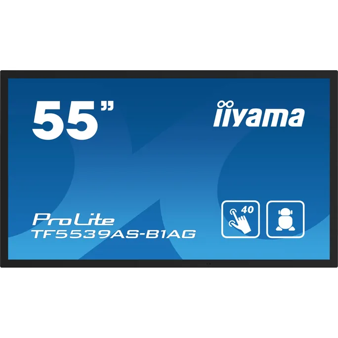 iiyama ProLite TF5539AS-B1AG 54.6"/138.7cm 4K UHD Multi-Touch Monitor HDMI/DP