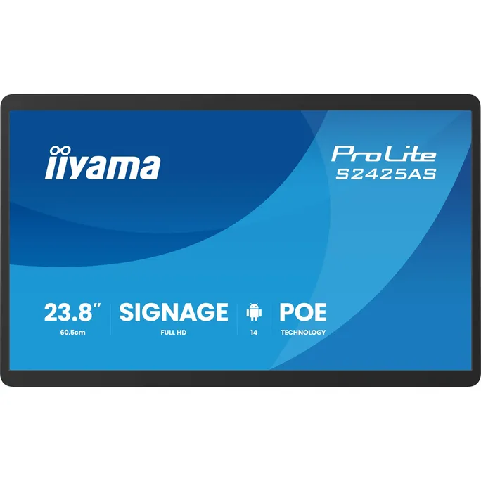 iiyama ProLite S2425AS-B1P  60.5cm (23.8") FHD Monitor HDMI/USB-C