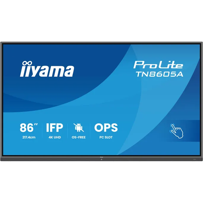 iiyama ProLite TN8605A-B1AG 217,4cm (85,6") 4K UHD Touch Monitor DP/HDMI/USB-C