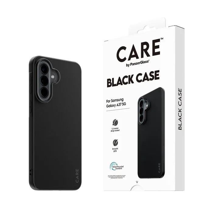 CARE by PanzerGlass Black Case für Samsung Galaxy A37 5G