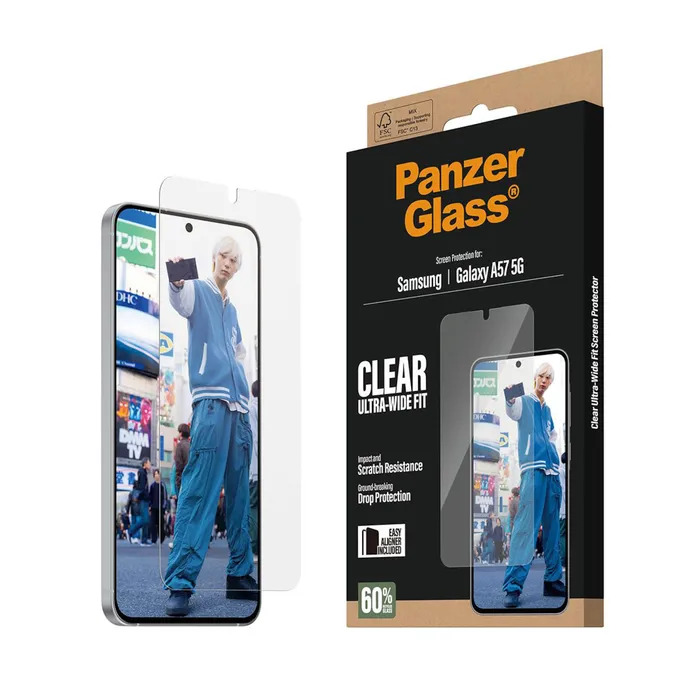 PanzerGlass® Displayschutz Samsung Galaxy A57 5G Ultra-Wide Fit m. EasyAligner