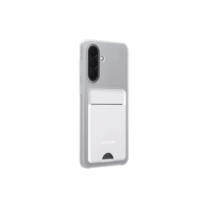 Samsung Card Slot Case EF-OA576TJEGWW für Galaxy A57, hellgrau, Schutzhülle mit Kartenfach