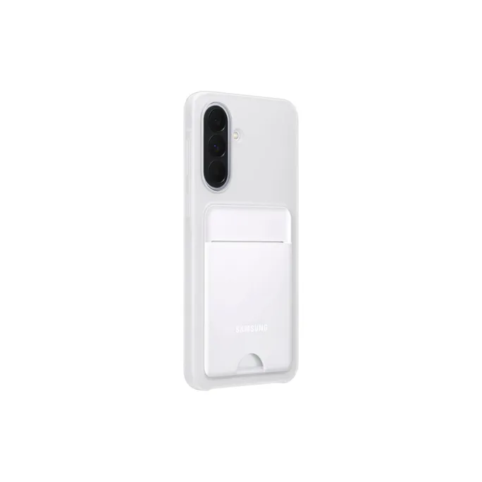 Samsung Card Slot Case EF-OA376TJEGWW für Galaxy A37, hellgrau, Schutzhülle mit Kartenfach